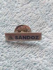 🔴SANDOZ Pharmaceuticals pin LSD Albert Hofmann Logo pin badge / second one🔴