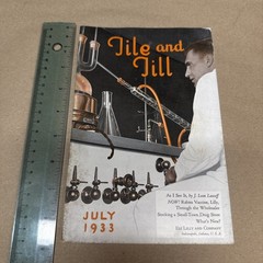 Tile And Till Magazine Eli Lilly And Company July 1933 Indianapolis Indiana