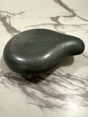VINTAGE MEDICAL PHARMACEUTICAL PARKE-DAVIS FETAL PEWTER PAPERWEIGHT CA. 1950’s