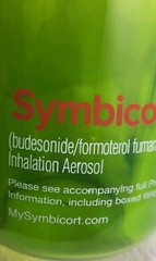 Symbicort Pharmaceutical rep Plastic Mug, Green