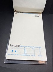 1966 Vtg Advertising Upjohn Dr Script Desk Pad Medrol Medicine Pharmaceuticals