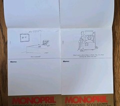MONOPRIL Cortlandt Memo Telephone Message Pads For Physicians Set 2 Vintage