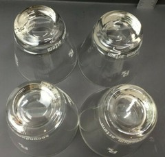 4 William Procter Jr Secundum Artem RX Rocks Drinking Water Glasses