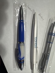 Lot of 3 VIAGRA Pharmaceutical Drug Rep Promotional Pens Metal & Plastic