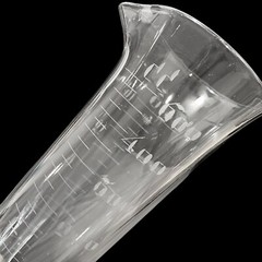 Antique 1900s Whitall Tatum Co Apothecary Glass Beaker – Etched 600cc / 16oz