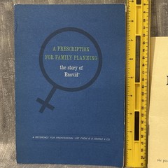 Vtg Searle Book ‘64 The Story of Enovid Birth Control Pharmaceutical Collectible