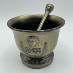 VTG Mortar & Pestle Lot of 5 Decorative Brass Apothecary Pharmacy Pill Grinder