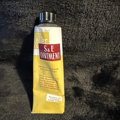 Vintage KELLER S & E Ointment Bacteriostatic Tube Box WALGREEN CO. 1.5 oz