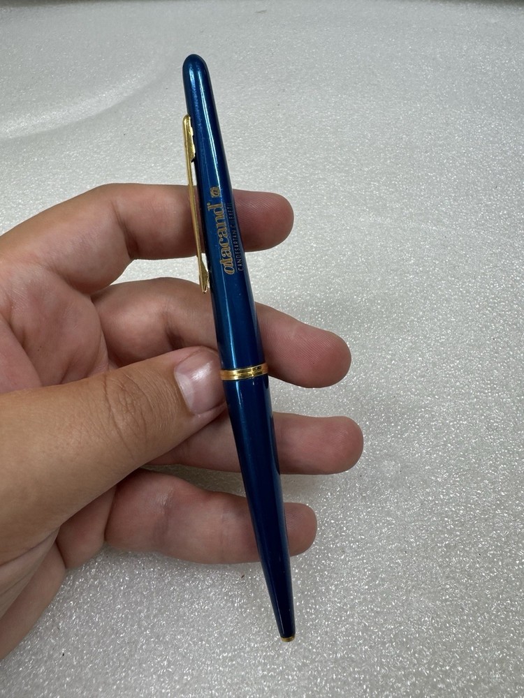 Rare Vintage Atacand Drug Rep Pharmaceutical Metal Twist Mackin Ball Point Pen