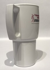 Humalog Mix Travel Coffee Tea Mug Cup Drug Rep Pharmaceutical Promo 14 fl oz.