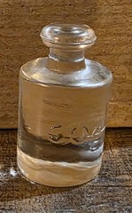 Vintage Clear Glass Laboratory Apothecary Scale Weights 1kg to 50gm Set Of 5