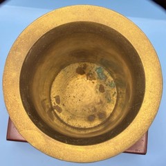 Vintage Solid Brass Mortar & Pestle Made in India 4.5” Apothecary Spice Grinder