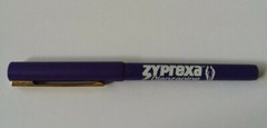 ZYPREXA (5″ X 1/2″) Pharmaceutical DRUG REP BIC METAL POINT PEN – PURPLE