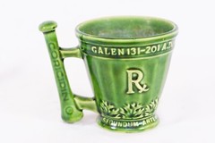 Vintage Pharmaceutical Advertising Coridicin RX Glazed Schering Mug Collectible