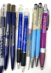 Lot of 18 Pharma Pharmaceutical Logo Ink Pens Duragesic Xopenex Axid Claritin