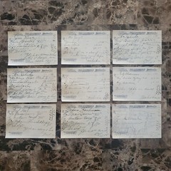99 serially numbered antique prescriptions (1907) – OPIUM, PAPINE & CODEINE