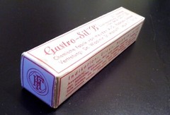 ANTIQUE medical pharm.CHEM.FABRIK VON HEIDEN „Gastro-Sil B“-20 tabl.in unop.vial