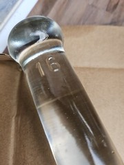 Vtg Mortor / Glass Pestle RX Secundum Artem 5×5 Advertising Commemorative