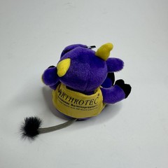 Arthrotec Cow Bull Plush Pfizer Drug Pharmaceutical Rep Promo Purple W/Glasses