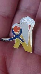 🔴SANDOZ Pharmaceuticals pin LSD Albert Hofmann pin badge🔴