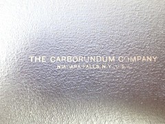 Vintage Rare Set of Carborundum Co. Sample Display Set of Grit Sizes