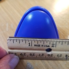 Lunesta Drug Rep Logo Page Pal Paper Holder Paperweight Blue Plastic 2×2 1/4″