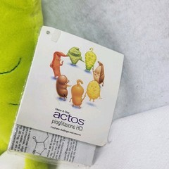 Actos Drug Rep Stuffed Animal Pharmaceutical Diabetes Advertising Plush Lot of 2