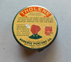 Vintage Tin – Tholene salve / balm – – by Rosebud Perfume Co