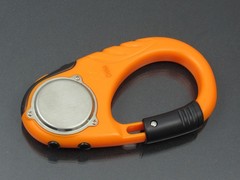 Qvar Carabiner Digital Watch Compass Stopwatch Drug Rep Pharmaceutical Promo