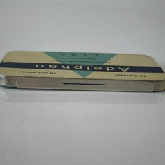 Vintage CIBA Adelphan Medical Empty Tin Box from High Blood Pressure Pills #6205
