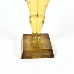 DIURIL VINTAGE Plastic 6.5” MEDICAL AD. 1958 OIL Filled ANATOMY FIGURINE FEMALE