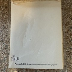 Vintage Doctors Medical Note Pad And Holder ;Drug Advertisement Upjohn