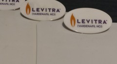 Pharmaceutical Drug Rep ONE LEVITRA Clipboard, Brand New, Extra Long, RARE