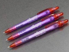 Allegra PENS Drug Rep Pharmaceutical Promo Rotating Barrel Lot of 3 Dry Ink