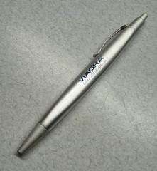 VIAGRA PENS Lot of 2 Metal Ball Point & Plastic Pharmaceutical Promo – Lot of 2
