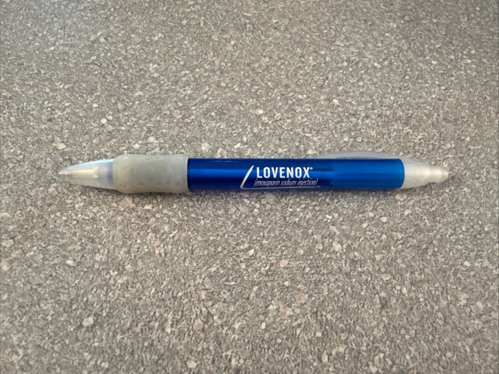 Lovenox Pharmaceutical Pen Drug Rep Blue