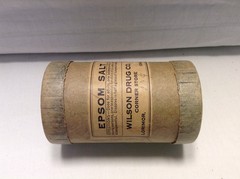 Vintage 1940-50s Wilson Drug Store Lorimor Iowa Container