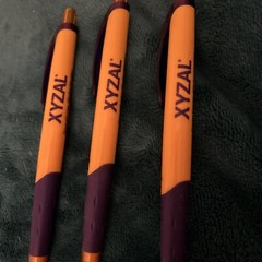 Lot of 3 very nice XYZAL DRUG REP PENS! NEW !