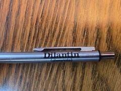 Dilantin Thin Silver Metal PEN Pharmaceutical Drug Rep Promo Vintage