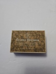 Vintage 1937 Cardboard Paper Pharmacy Prescription Drug Pill Box Browns Yakima