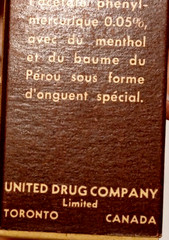Vintage Pharmacy United Drug Eudicaine Ointment Tube/Box Not For Use