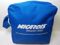 MICARDIS TELMISARTAN DRUG REP TRAVEL BAG (HOLDS PRESCRIPTIONS) 6X6X2 1/2
