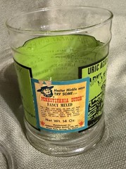 Vintage Glass Apothecary Jar With Lid Army Navy Liniment Medicine Remedy 1970’s
