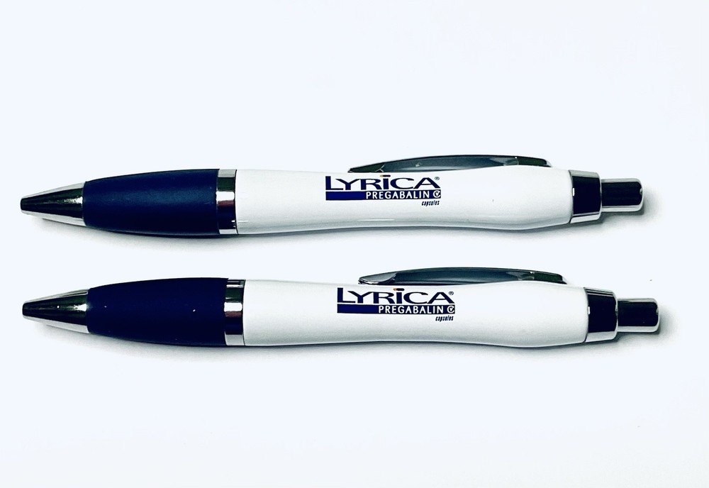LYRICA PHARMACEUTICAL REP PENS (2) RETRACTABLE REFILLABLE