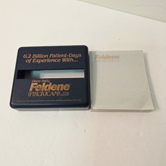 Rx, Pharmacy Feldene Post-It Note Pad and Paper Weight Promotional Advertising
