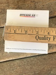 EFFEXOR XR (4”X 4″) Pharmaceutical DRUG REP POST-IT NOTE PAD-Torn Packaging