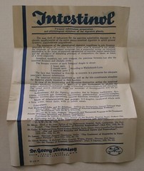 INTESTINOL *COLLECTABLE ANTIQUE VINTAGE GERMAN MEDICINE*