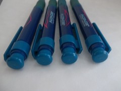 ALTACE Pharmaceutical Promo Pens – Lot of 4 – Medical Rep Promo – Rubberized Gri