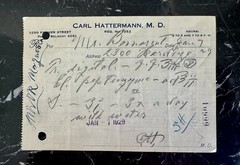 Set of 20 Vintage Medical Prescriptions – 1929 Handwritten Pharmacy