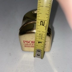 Psorcon Medical Paperweight & Paper holder Advertising Pharmacy 2”x 1.5” 1999